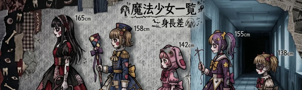 キオク特集一覧（魔法少女・身長差イラスト）
